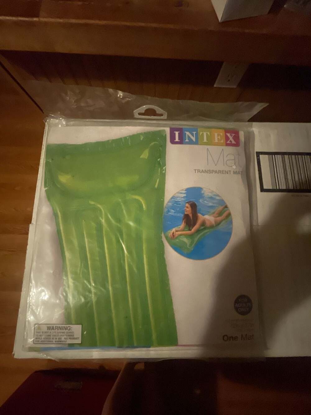 Intex Transparent Swimming Pool Mat 72" x 27" Inflatable Raft
3 of them, never o